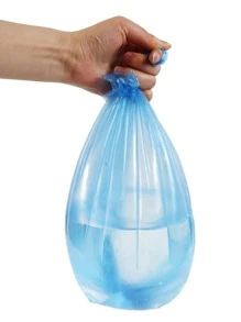 100 piezas Bolsa de basura de color mixto desechable - Multicolor - Ver 5