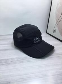 Gorra de béisbol de los hombres - Negro - Ver 4
