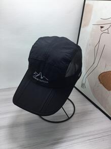 Gorra de béisbol de los hombres - Negro - Ver 2