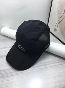 Gorra de béisbol de los hombres - Negro - Ver 3