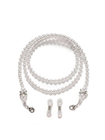 Elegant 1pc Women Faux Pearl Decor Anti-Slip Fashion Beaded Glasses Chain For Daily Life Glasses Accessories For Women