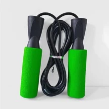 Dây thép Nhảy dây Đối với Khỏe mạnh Và Giảm cân Đối với Người lớn , Học sinh Trung học phổ thông Lối vào Đặc biệt Dây thừng Với Giường đôi tiêu chuẩn Vòng bi , Có thể điều chỉnh Ngoài trời Nóng Mô hình - màu xanh lá - Xem 2