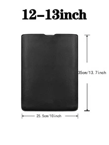 笔记本电脑包内胆包 11 12 13 14 15 英寸通用笔记本电脑包平板电脑保护套防水防刮笔记本电脑套适用于学校学生黑色包教室笔记本电脑包教室包教师收纳包教室整理包 - 黑色 - 查看 2