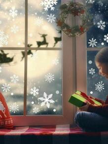 15pcs Snowflake Design Hanging Decoration - White - View 6