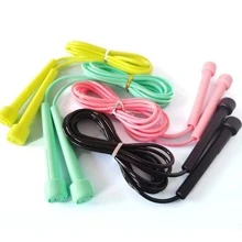 Cuerda de saltar unicolor PVC - Rosa - Ver 4