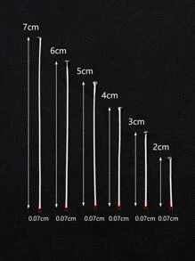 100入組/套時尚眼睛頭別針適合女士DIY首飾製作