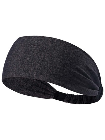 1入組中性高彈性吸汗時尚瑜伽髮箍多功能運動髮帶