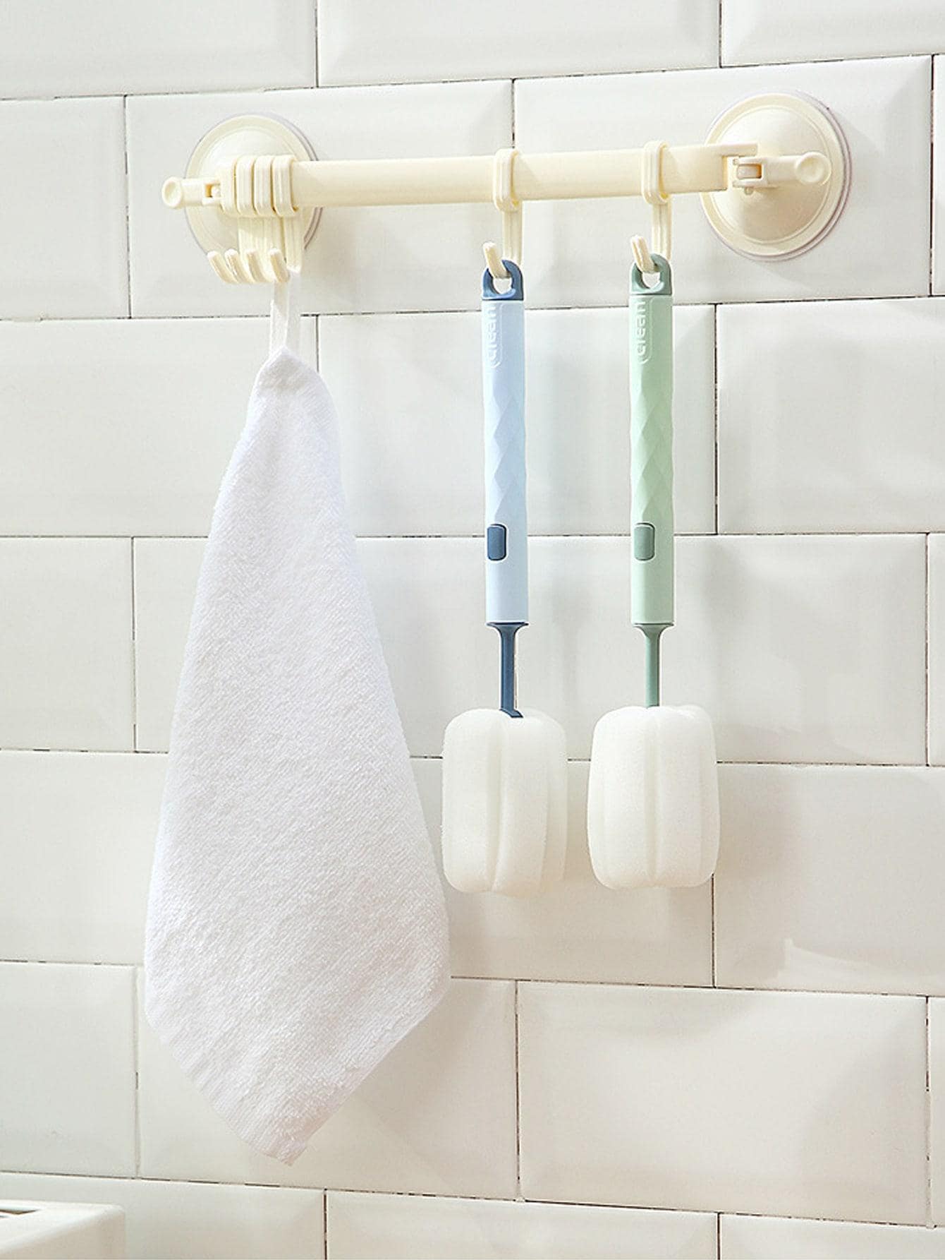 1pc Random Color Plastic Cup Brush - Multicolor - View 1