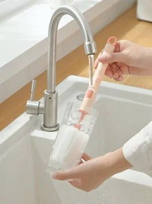 1pc Random Color Plastic Cup Brush - Multicolor - View 2