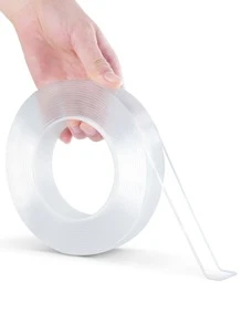 1roll Clear Double Sided Sealing Tape - Clear - View 1