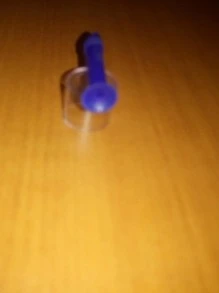 bombilla o chupón para retirar lentes de contacto rígidos - Beis - Ver 2