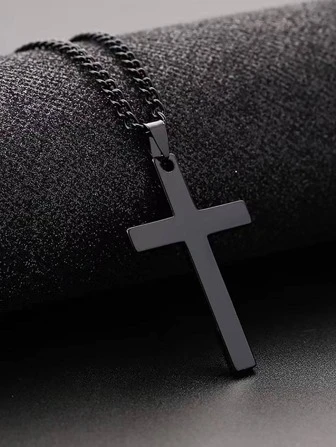 Men Cross Charm Necklace, For Jewelry Gift And Party