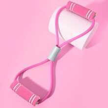 8-Shaped Fitness Yoga Pull Rope - Pink - View 3