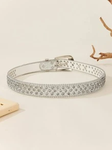 Cinturón con cristales de moda para Halloween - Plateado - Ver 4