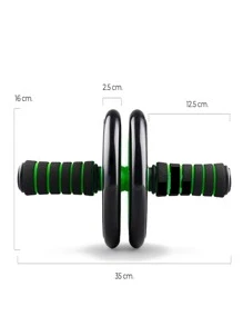 Rueda de ejercicio para abdominales - Negro - Ver 1