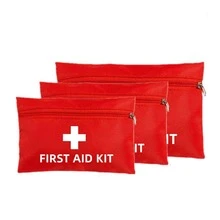 1pc Portable Medicine Storage Bag - Red - View 3
