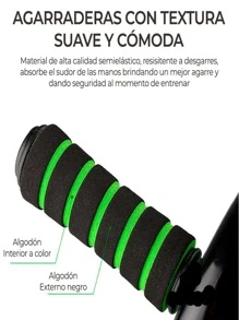 Rueda de ejercicio para abdominales - Negro - Ver 2