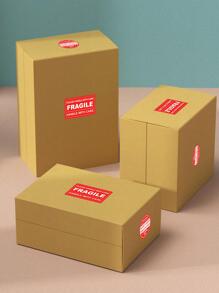 100pcs Fragile Labels Shipping Package Warning Stickers,School Supplies,Back To School - Multicolor - View 3