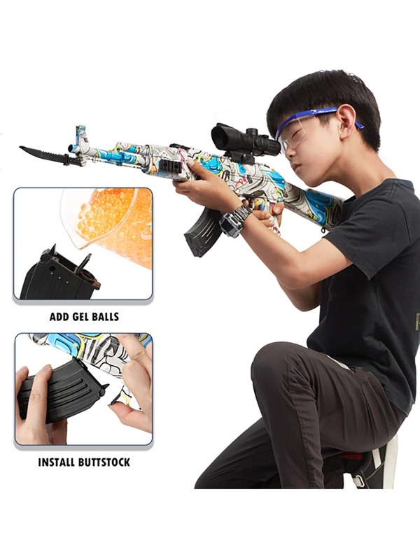 Electric Toy Gun,Kid Electric Toy Guns ,Motorized Gun Toys for Boys