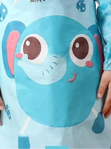 2入組卡通圖案圍裙 - 藍色 - 查看 5