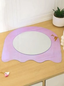 1 件彩色不对称半椭圆镜面墙贴 - 彩色 - 查看 5