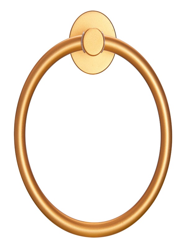 Towel Ring Golden Gold, Bath Hand Towel Ring Thicken Space Aluminum