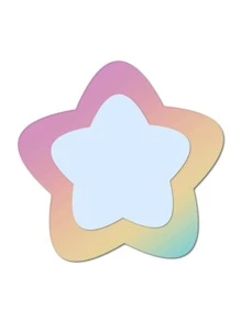 1入組彩色圓角星形鏡子牆貼 - 彩色 - 查看 5