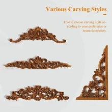 Wooden Arch Mirror Full Length Mirror Vintage Decorative Mirror For Living Room Bedroom 21"X 64" - 金色 - 查看 3