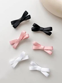 6 cái NỮ Trang trí Bow Đúng mốt Kẹp tóc da cá sấu Đối với Tóc Đồ trang trí Đối với Trở lại Đến Trường học - Nhiều màu - Xem 2