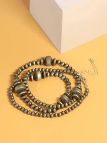 Nam Tối giản Vòng cổ đính cườm , Đối với Đồ trang sức Qủa tặng Và Buổi tiệc - Nhiều màu - Xem 3