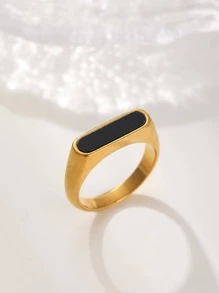 Nhẫn trang trí hình bầu dục thời trang cho phụ nữ để trang trí hàng ngày - Nhiều màu - Xem 2