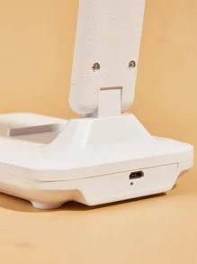 1pc Led Folding Desk Lamp With 3 Brightness Levels, Suitable For Bedroom, Study Room, Living Room, Reading Table - White - View 4