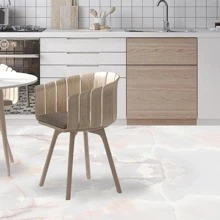 10pcs/set PVC Peel Stick Floor Tile, Modern Marble Pattern Removable Floor Sticker For Home - Multicolor - View 1