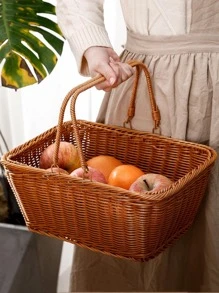 1 pieza Cesta picnic - Marrón - Ver 1