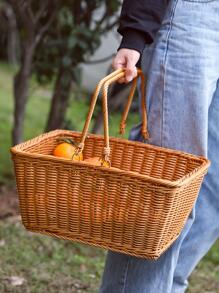 1 pieza Cesta picnic - Marrón - Ver 3
