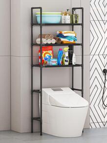 1pc Multi-layer Bathroom Storage Rack - Black - View 2