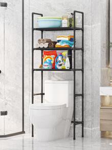 1pc Multi-layer Bathroom Storage Rack - Black - View 3