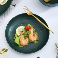 Plastic Dinnerware Set Of 16 Pieces, Unbreakable And Reusable Light Weight Plates Mugs Bowls Dishes Easy To Carry And Clean Microwave Safe Dishwasher Safe Service For 4, Including: 4 10 Inch Deep Plates, 4 9 Inch Deep Plates, 4 Soup Cereal Bowls, And 4 Mugs. Very Suitable For Picnics, Outdoor Activities, Poolside Activities, Travel, And Camping. Easy To Carry, Unbreakable, Durable, Unbreakable And Safe, Versatile, Dishwasher Safe: Easy To Clean, Dishwasher SafeThis Durable Material Is A Safer Alternative To Glass. Microwave Oven Safety. Multifunctional: These Plates Are Perfect For Eating Any Type Of Snack At Home Or Outdoors, In Cafes, Restaurants, Self-Service Areas, Parties, Events, Terraces, Poolsides, Picnics, Parks, Camping, Schools, And Even During Wilderness Trips Specifically Designed For Camping Or Travel, Making Them Easy To Carry. Safe To Use, Sturdy And Durable, With A Cutting Resistant Structure, No Need To Worry About Breakage After Falling - Dark Green - View 8