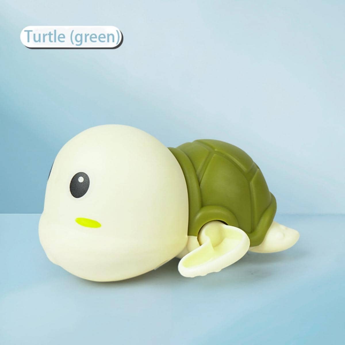 1只中性可愛海龜造型發條搖搖樂玩具嬰兒浴室玩具親子互動益智玩具