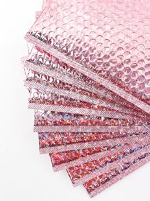 10入組金屬自粘氣泡郵寄袋簡約多用途包裝袋 - 玫瑰紅 - 查看 2