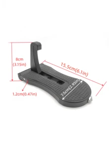 汽車配件 鋁合金腳踏板 安全錘 汽車門踏板 - 黑色 - 查看 3