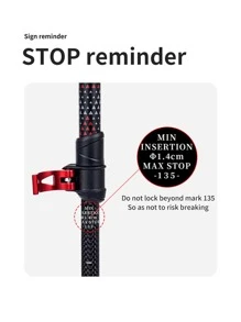 Naturehike Outdoor Carbon Fiber Trekking Pole With External Lock And Dual Tips Mountaineering Equipment Ultra-Light Portable Hiking Stick - Multicolor - View 11