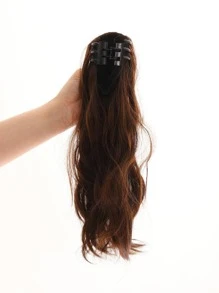 1pc Women Wig Decor Fashion Hair Claw For Hair Decoration - Brown - View 1