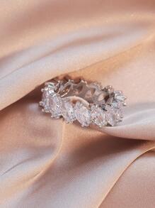 rakol Nhẫn Trang Trí Đá Cubic Zirconia - Bạc - Xem 5