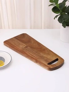 1 pieza Tabla de cortar de madera - Marrón - Ver 3