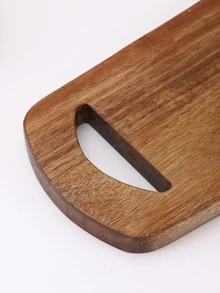 1 pieza Tabla de cortar de madera - Marrón - Ver 4