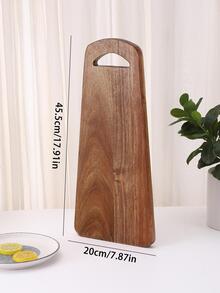 1 pieza Tabla de cortar de madera - Marrón - Ver 5