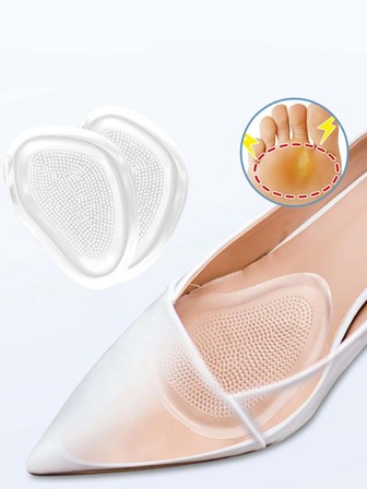 2入組素色鞋配件透明耐磨中性配件適用於鞋