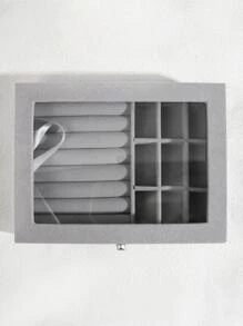 1 hộp trang sức nhiều lưới - Xám - Xem 3