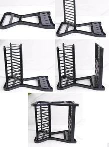 1pc Plastic Multipurpose Kitchen Storage Rack, Double Layer Dish Drain Rack For Kitchen